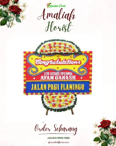 Bunga Papan Congratulation di Harris Hotel & Conventions Malang